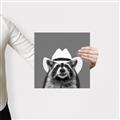 Picture of Wyatt The Cowboy Raccoon _GroupedProduct_Square_Canvas_