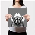 Picture of Wyatt The Cowboy Raccoon _GroupedProduct_Square_Canvas_