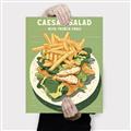 Picture of Caesar Salad Poster _GroupedProduct_Rectangle_Portrait_Canvas_