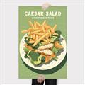 Picture of Caesar Salad Poster _GroupedProduct_Rectangle_Portrait_Canvas_
