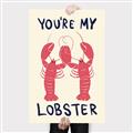 Picture of You are My Lobster Poster _GroupedProduct_Rectangle_Portrait_Canvas_