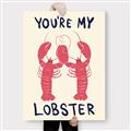 Picture of You are My Lobster Poster _GroupedProduct_Rectangle_Portrait_Canvas_