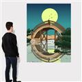 Picture of Japanese Bridge _GroupedProduct_Rectangle_Portrait_Canvas_
