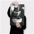 Picture of Plus Size Kitty on the Loo _GroupedProduct_Rectangle_Portrait_Canvas_