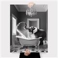 Picture of Joyful Elephant Bath Time _GroupedProduct_Rectangle_Portrait_Canvas_