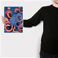 Picture of Tentacle Whirl Poster _GroupedProduct_Rectangle_Portrait_Canvas_