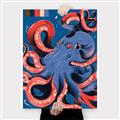 Picture of Tentacle Whirl Poster _GroupedProduct_Rectangle_Portrait_Canvas_