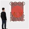 Picture of Good Morning Typography Poster _GroupedProduct_Rectangle_Portrait_Canvas_