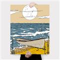 Picture of Summer Vacation Poster _GroupedProduct_Rectangle_Portrait_Canvas_