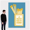 Picture of A Match May in Heaven Poster _GroupedProduct_Rectangle_Portrait_Canvas_