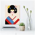 Picture of Geisha Retro Poster _GroupedProduct_Rectangle_Portrait_Canvas_