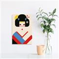 Picture of Geisha Retro Poster _GroupedProduct_Rectangle_Portrait_Canvas_