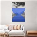 Picture of Misty Blue Horizon _GroupedProduct_Rectangle_Portrait_Canvas_
