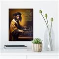 Picture of Old Vinyl Sounds Better Typography Poster _GroupedProduct_Rectangle_Portrait_Canvas_