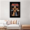 Picture of Robo Neko Cat Poster _GroupedProduct_Rectangle_Portrait_Canvas_