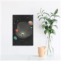 Picture of Abstract Space Poster _GroupedProduct_Rectangle_Portrait_Canvas_