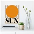 Picture of Sun Typography Poster _GroupedProduct_Rectangle_Portrait_Canvas_