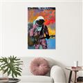 Picture of Retro Spaceman with Guitar Poster _GroupedProduct_Rectangle_Portrait_Canvas_