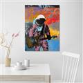 Picture of Retro Spaceman with Guitar Poster _GroupedProduct_Rectangle_Portrait_Canvas_