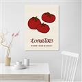 Picture of Food Art - Tomatoes Rome Food Market _GroupedProduct_Rectangle_Portrait_Canvas_