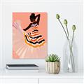 Picture of Dancer & Flourish Poster _GroupedProduct_Rectangle_Portrait_Canvas_