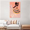 Picture of Dancer & Flourish Poster _GroupedProduct_Rectangle_Portrait_Canvas_