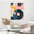 Picture of Retro Vinyl Records Poster _GroupedProduct_Rectangle_Portrait_Canvas_
