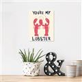 Picture of You are My Lobster Poster _GroupedProduct_Rectangle_Portrait_Canvas_