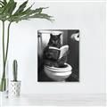 Picture of Plus Size Kitty on the Loo _GroupedProduct_Rectangle_Portrait_Canvas_
