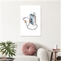 Picture of Retro Walkman Poster _GroupedProduct_Rectangle_Portrait_Canvas_