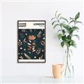 Picture of Flower Market London Poster _GroupedProduct_Rectangle_Portrait_Canvas_Framed_