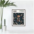 Picture of Flower Market London Poster _GroupedProduct_Rectangle_Portrait_Canvas_Framed_