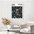 Picture of Flower Market London Poster _GroupedProduct_Rectangle_Portrait_Canvas_Framed_