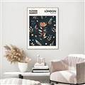 Picture of Flower Market London Poster _GroupedProduct_Rectangle_Portrait_Canvas_Framed_