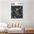 Picture of Flower Market London Poster _GroupedProduct_Rectangle_Portrait_Canvas_Framed_