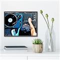 Picture of Music Dj Set  _GroupedProduct_Rectangle_Landscape_Canvas_Framed_