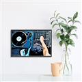 Picture of Music Dj Set  _GroupedProduct_Rectangle_Landscape_Canvas_Framed_