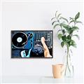 Picture of Music Dj Set  _GroupedProduct_Rectangle_Landscape_Canvas_Framed_