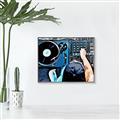 Picture of Music Dj Set  _GroupedProduct_Rectangle_Landscape_Canvas_Framed_
