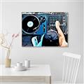 Picture of Music Dj Set  _GroupedProduct_Rectangle_Landscape_Canvas_Framed_