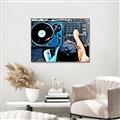 Picture of Music Dj Set  _GroupedProduct_Rectangle_Landscape_Canvas_Framed_