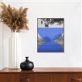Picture of Misty Blue Horizon _GroupedProduct_Rectangle_Portrait_Canvas_Framed_