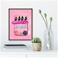 Picture of Sardines Tin Can Pink _GroupedProduct_Rectangle_Portrait_Canvas_Framed_