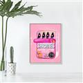 Picture of Sardines Tin Can Pink _GroupedProduct_Rectangle_Portrait_Canvas_Framed_