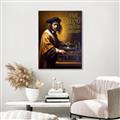 Picture of Old Vinyl Sounds Better Typography Poster _GroupedProduct_Rectangle_Portrait_Canvas_Framed_