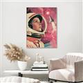 Picture of Astronaut in Space _GroupedProduct_Rectangle_Portrait_Canvas_Framed_