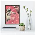 Picture of Astronaut in  Space _GroupedProduct_Rectangle_Portrait_Canvas_Framed_