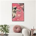 Picture of Astronaut in  Space _GroupedProduct_Rectangle_Portrait_Canvas_Framed_