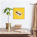 Picture of Sushi Selection on a Playing Card _GroupedProduct_Square_Canvas_Framed_