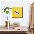 Picture of Sushi Selection on a Playing Card _GroupedProduct_Square_Canvas_Framed_